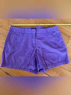 Purple Women's Shorts with Front Pockets